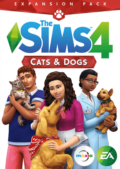 The Sims 4 Cats And Dogs Expansion Pc Origin Cover